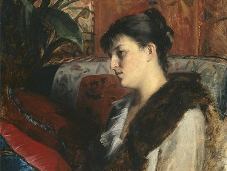 Портрет жінки авторка Марія Башкірцева
